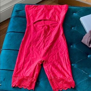 Red unitard